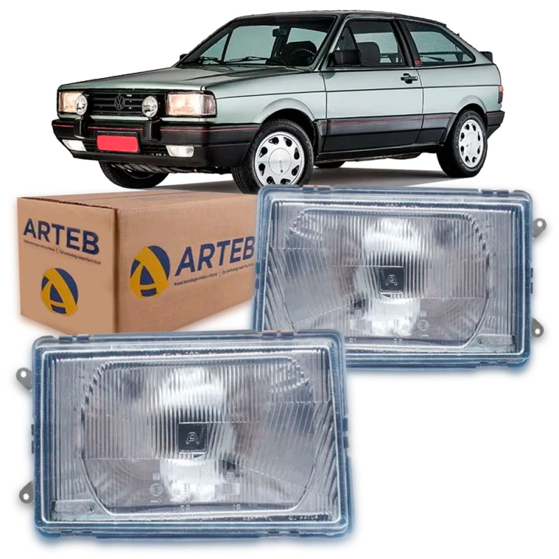 PAR FAROL GOL PARATI VOYAGE GTS GTI 1987 A 1990 ORIGINAL IFCAR