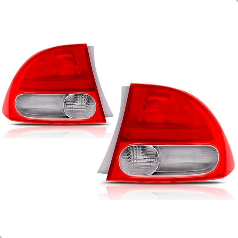 PAR LANTERNA TRASEIRA NEW CIVIC 2006 A 2011 CANTO ORIGINAL VALEO