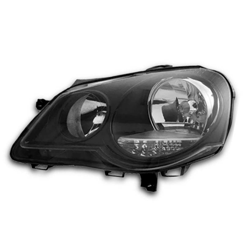 PAR FAROL POLO 2007 A 2014 FOCO DUPLO MASCARA NEGRA ORIGINAL MAGNETI MARELLI