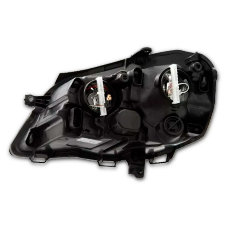 PAR FAROL POLO 2007 A 2014 FOCO DUPLO MASCARA NEGRA ORIGINAL MAGNETI MARELLI