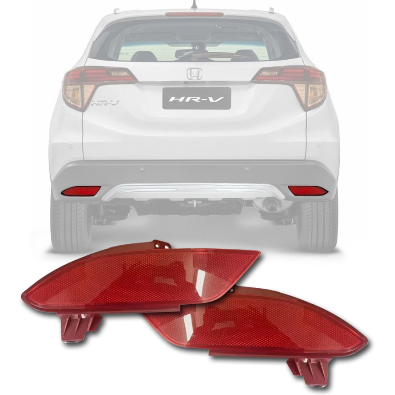 PAR LANTERNA REFLETOR DO PARA-CHOQUE TRASEIRO HRV 2015 A 2019