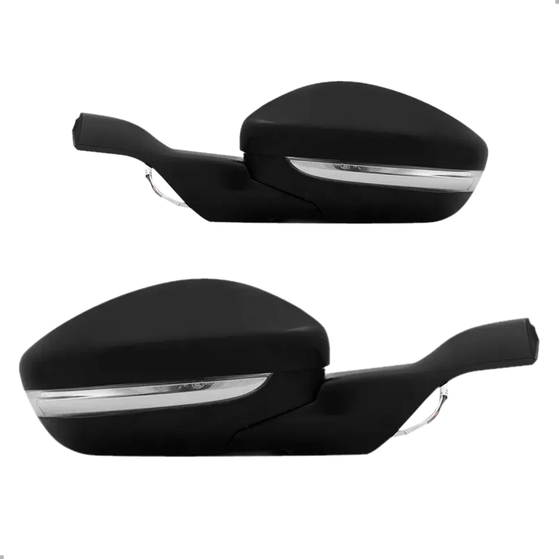PAR RETROVISOR PEUGEOT 2008 2015 A 2018 COM CONTROLE ELETRICO E SENSOR DE TEMPERATURA ORIGINAL FICOSA