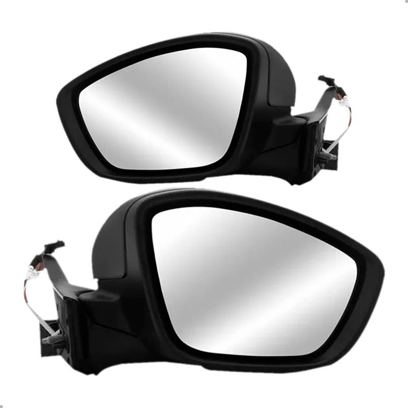 PAR RETROVISOR PEUGEOT 2008 2015 A 2018 COM CONTROLE ELETRICO E SENSOR DE TEMPERATURA ORIGINAL FICOSA