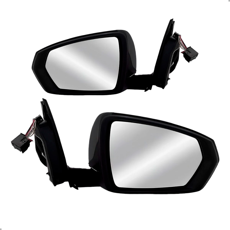 PAR RETROVISOR POLO VIRTUS 2017 A 2019 ELETRICO COM TILT DOWN ORIGINAL FICOSA