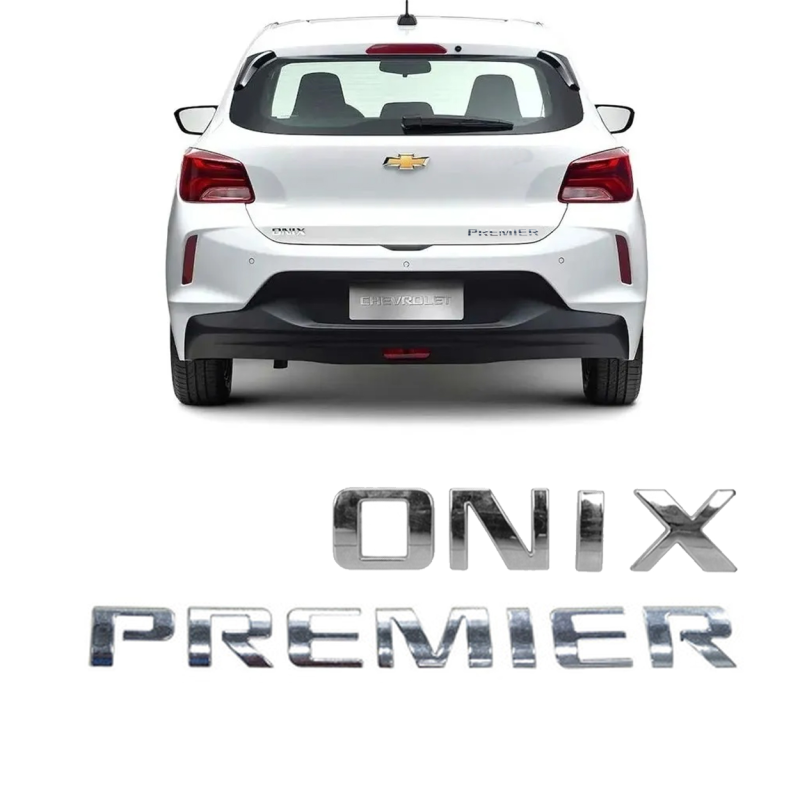 PAR EMBLEMA PALAVRA ONIX PREMIER HATCH 2020 A 2022