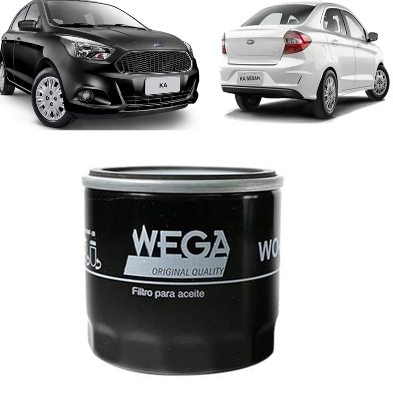 KIT FILTRO AR MOTOR CABINE OLEO COMBUSTIVEL KA 1.5 3CC 2019 A 2022