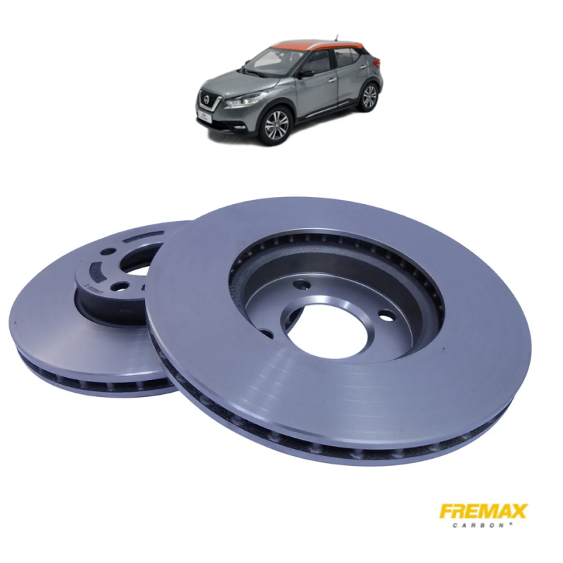 PAR DISCO DE FREIO DIANTEIRO NISSAN KICKS 1.6 2017 A 2023