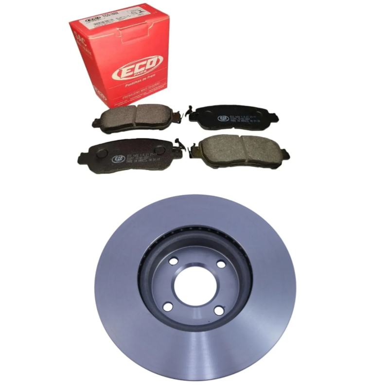 DISCO E PASTILHA DE FREIO NISSAN KICKS 2017 A 2022 KIT