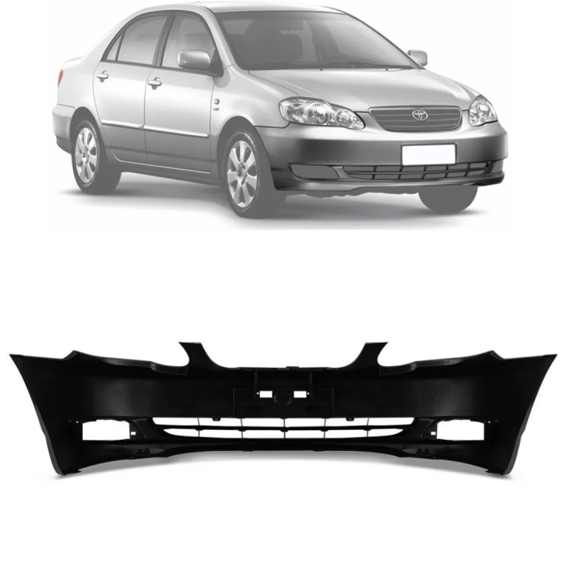 PARACHOQUE DIANTEIRO E TRASEIRO TOYOTA COROLLA 2003 A 2008