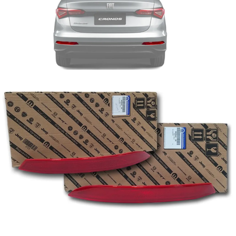 PAR REFLETOR PARACHOQUE FIAT CRONOS 2018 A 2022 ORIGINAL