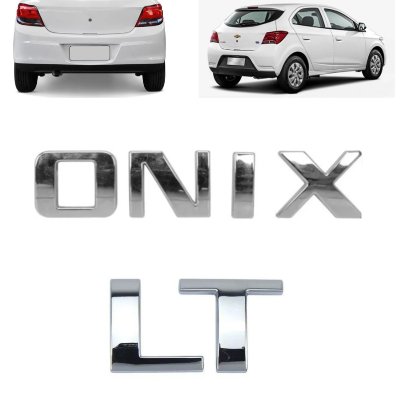 EMBLEMA LETREIRO ONIX LT 2013 2014 2015 2016 2017 2018