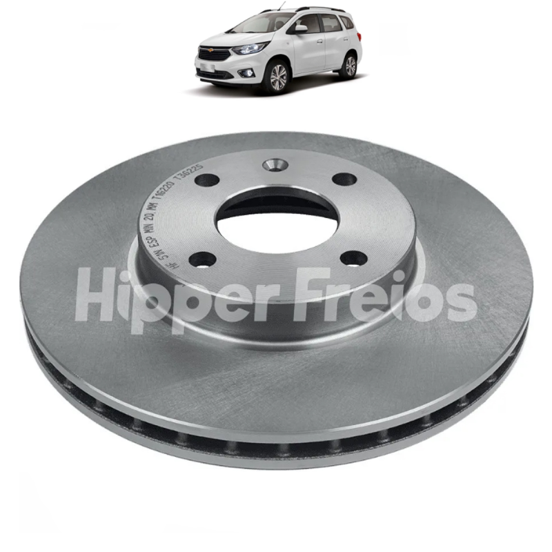 DISCO FREIO DIANTEIRO NOVA SPIN 2019 A 2023 PAR