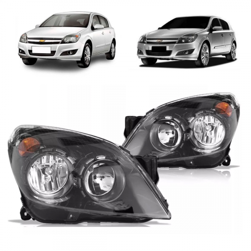 PAR LD/LE FAROL VECTRA GT GTX 2009 2010 2011 MÁSCARA NEGRA