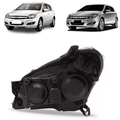 PAR LD/LE FAROL VECTRA GT GTX 2009 2010 2011 MáSCARA NEGRA