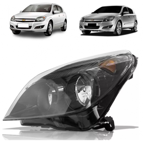 PAR LD/LE FAROL VECTRA GT GTX 2009 2010 2011 MÁSCARA NEGRA