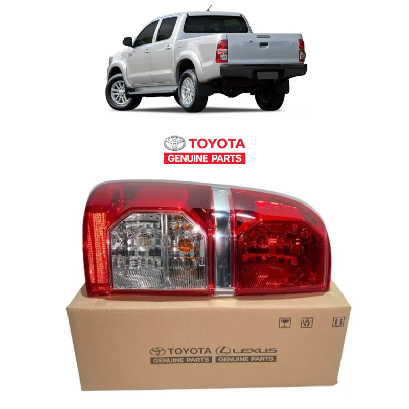 LANTERNA ORIGINAL TOYOTA HILUX 2012 2013 14 15 GENUINA PAR