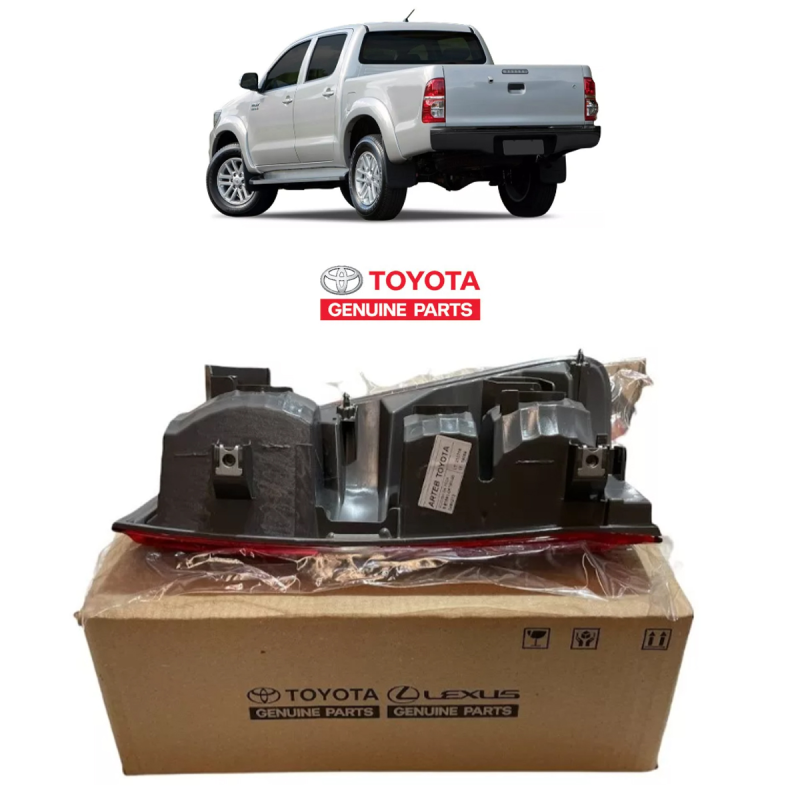 LANTERNA ORIGINAL TOYOTA HILUX 2012 2013 14 15 GENUINA PAR