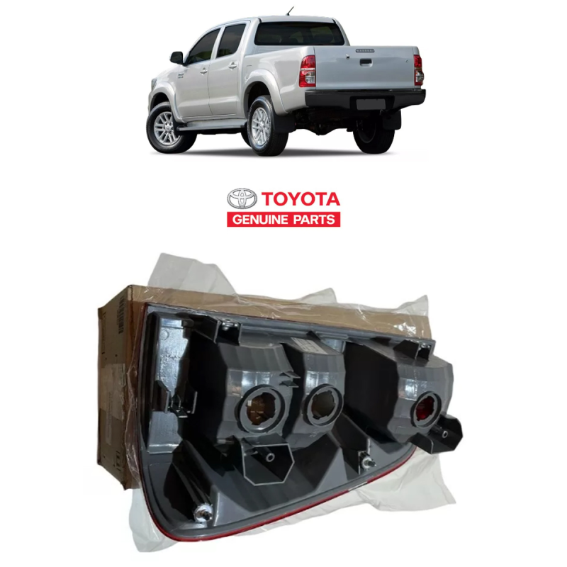 LANTERNA ORIGINAL TOYOTA HILUX 2012 2013 14 15 GENUINA PAR