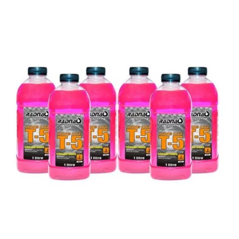 ADITIVO FLUíDO RADIADOR ROSA CONCENTRADO T5 RADNAQ 6 LITROS