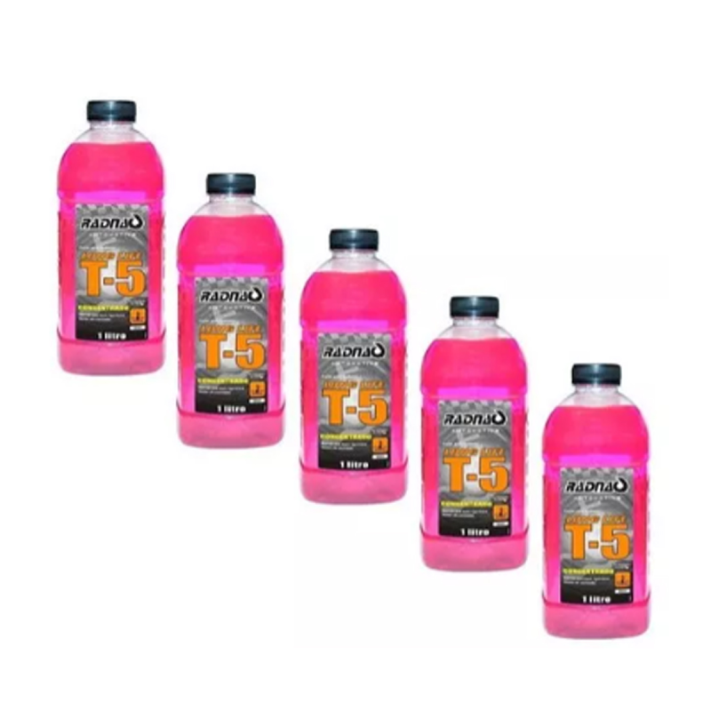 ADITIVO FLUíDO RADIADOR ROSA CONCENTRADO T5 RADNAQ 6 LITROS