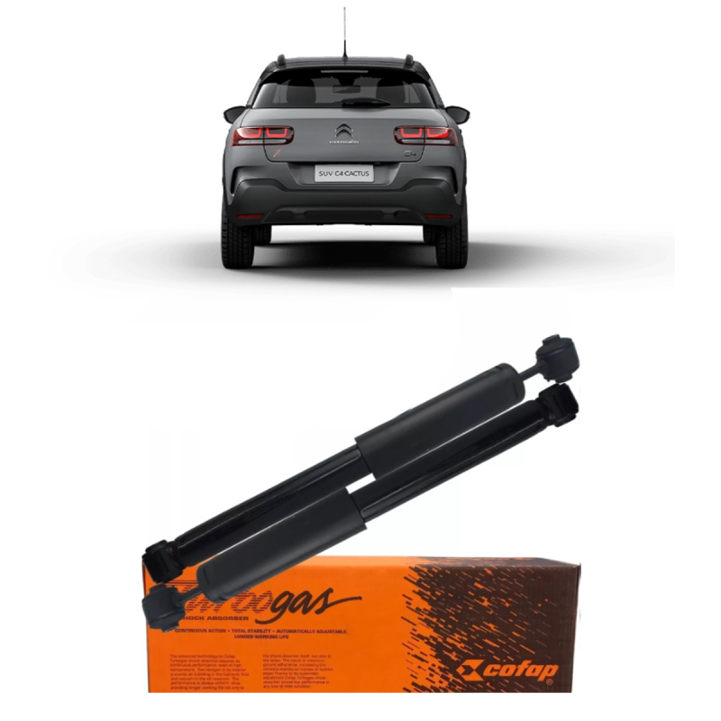 PAR AMORTECEDOR TRASEIRO C4 CACTUS 2019 2020 2021 2022 2023