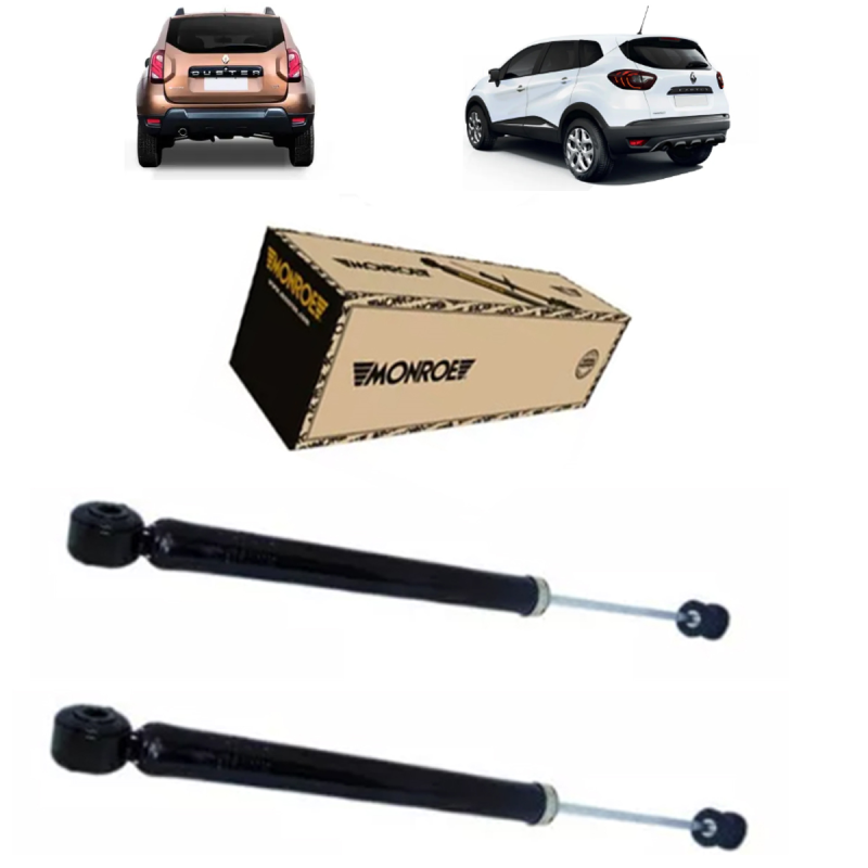 PAR AMORTECEDOR TRASEIRO ORIGINAL DUSTER CAPTUR 2011 A 2020