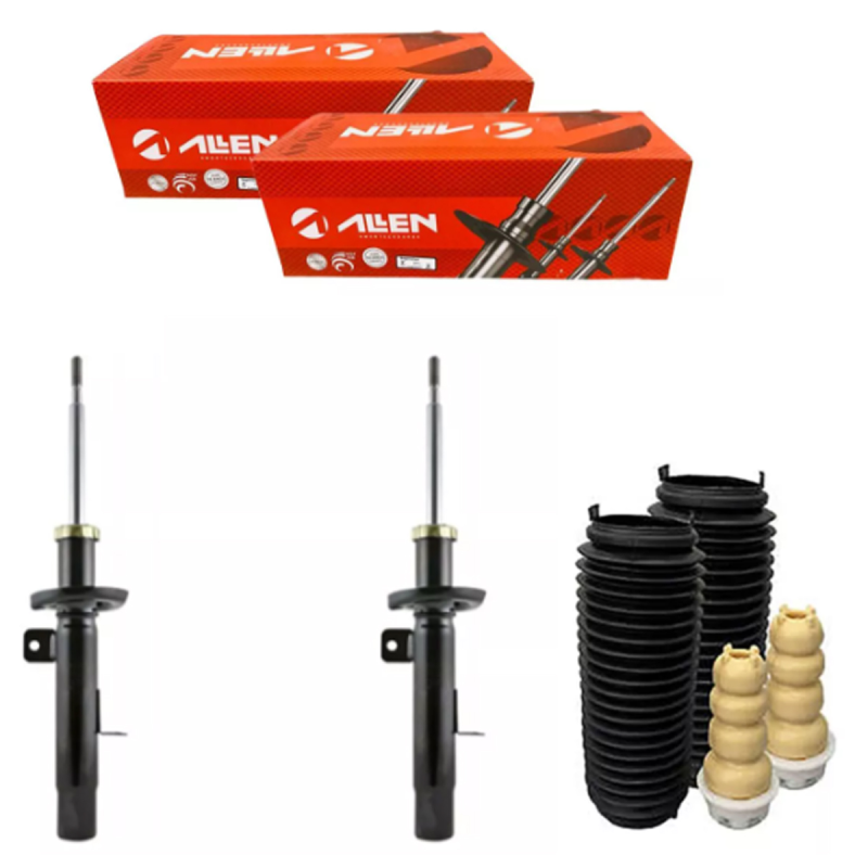 KIT AMORTECEDOR TRASEIRO + BATENTE COIFA ARGO 18 19 20