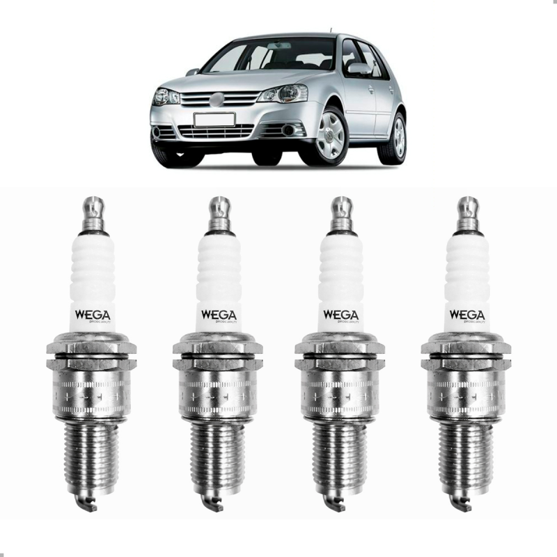 JOGO VELA DE IGNICAO GOLF 2013 A 2019 JETTA 2019 A 2022 T-CROSS 2020 A 2022 TIGUAN 2018 A 2022 UP 2014 A 2022