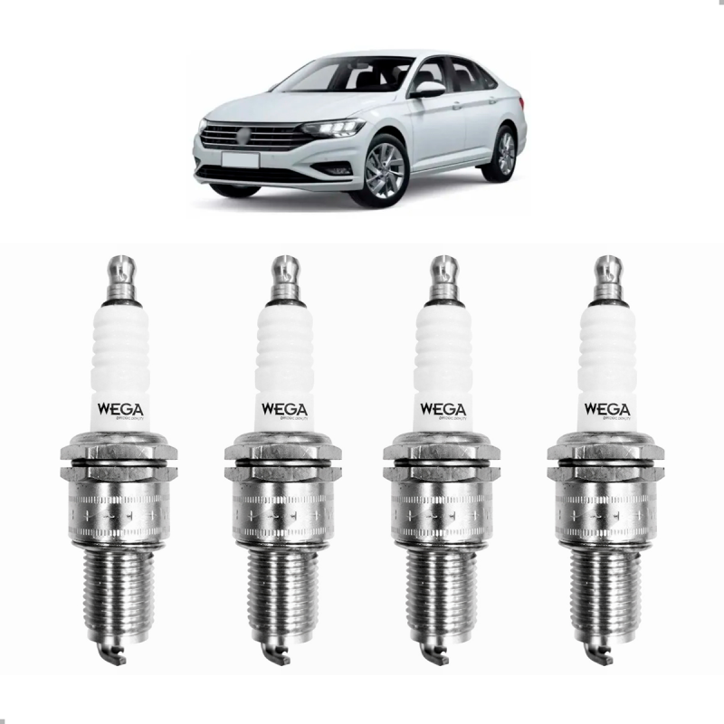 JOGO VELA DE IGNICAO GOLF 2013 A 2019 JETTA 2019 A 2022 T-CROSS 2020 A 2022 TIGUAN 2018 A 2022 UP 2014 A 2022