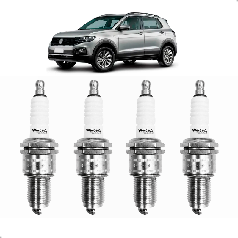 JOGO VELA DE IGNICAO GOLF 2013 A 2019 JETTA 2019 A 2022 T-CROSS 2020 A 2022 TIGUAN 2018 A 2022 UP 2014 A 2022