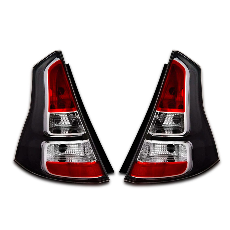 PAR LANTERNA TRASEIRA SANDERO STEPWAY 2012 2013 2014 BORDA PRETA DEPO