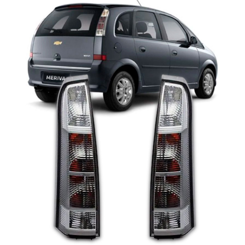 PAR LANTERNA TRASEIRA MERIVA 2003 A 2012 FUME ORIGINAL