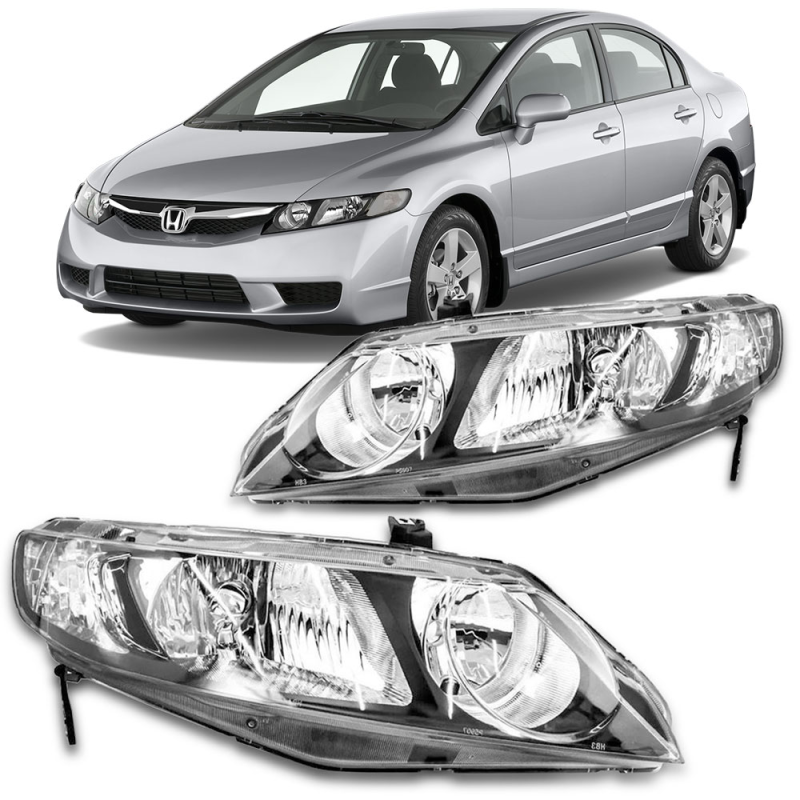 PAR FAROL NEW CIVIC 2007 2008 2009 2010 2011 ORIGINAL