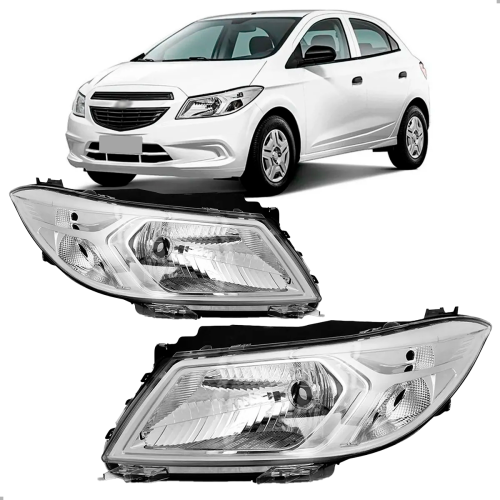 PAR FAROL ONIX 2013 2014 2015 2016 CROMADO ORIGINAL
