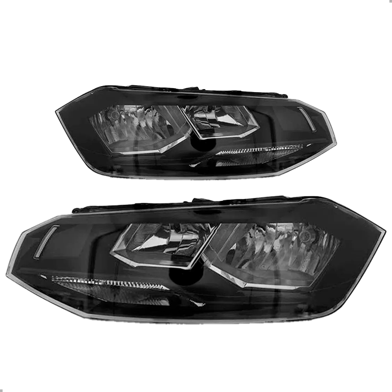 PAR FAROL POLO 2018 2019 2020 2021 2022 MASCARA NEGRA ORIGINAL