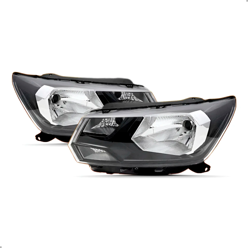 PAR FAROL SAVEIRO G7 2017 A 2018 GOL VOYAGE G8 2019 2020 2021 2022 COM FRISO PRETO ORIGINAL