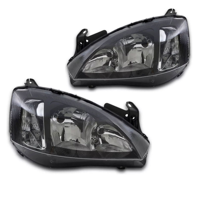 PAR FAROL CORSA 2003 A 2012 MONTANA 2003 A 2010 MASCARA NEGRA ORIGINAL RECUPERADO