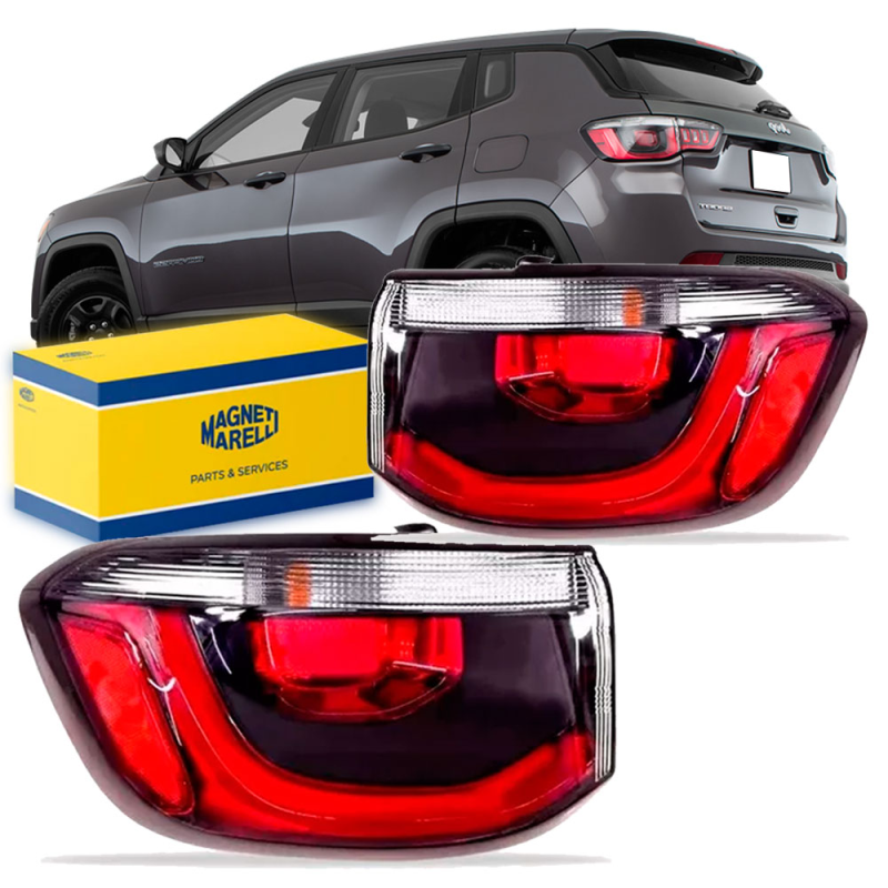 PAR LANTERNA COMPASS 2017 2018 2019 2020 2021  COM LED CANTO