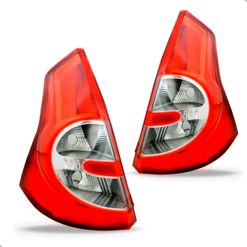 PAR LANTERNA SANDERO 2008 2009 2010 2011 5P CRISTAL AFT