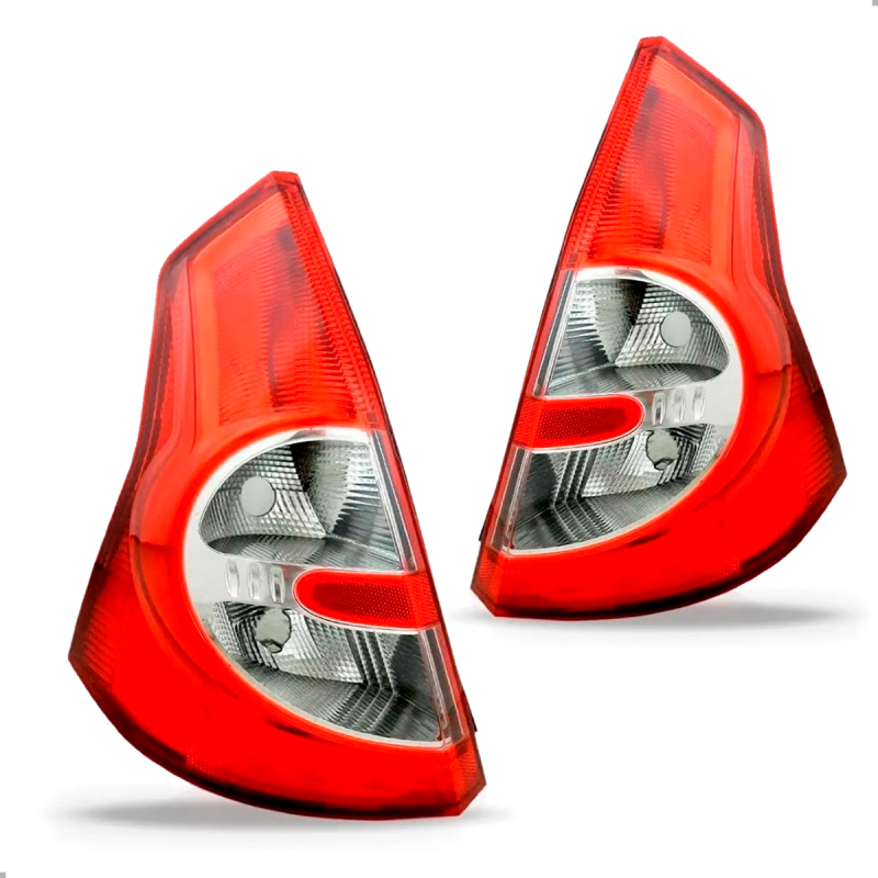 PAR LANTERNA SANDERO 2008 2009 2010 2011 5P CRISTAL AFT