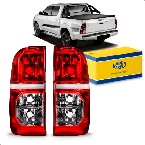 PAR LANTERNA TRASEIRA HILUX PICK UP 2012 2013 2014 2015 ORIGINAL