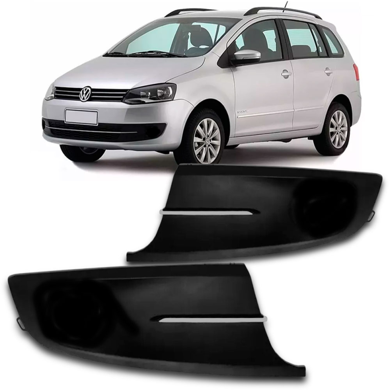 PAR GRADE DO PARACHOQUE FOX SPACEFOX 2011 2012 2013 2014 SEM FURO COM FRISO CROMADO