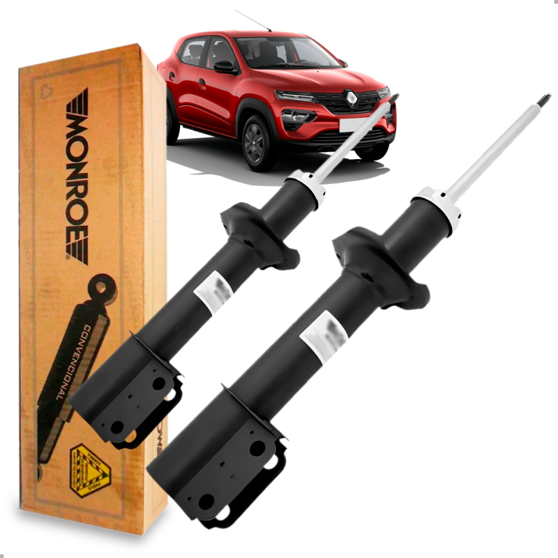 PAR AMORTECEDOR DIANTEIRO MONROMATIC PLUS KWID 2017 A 2024