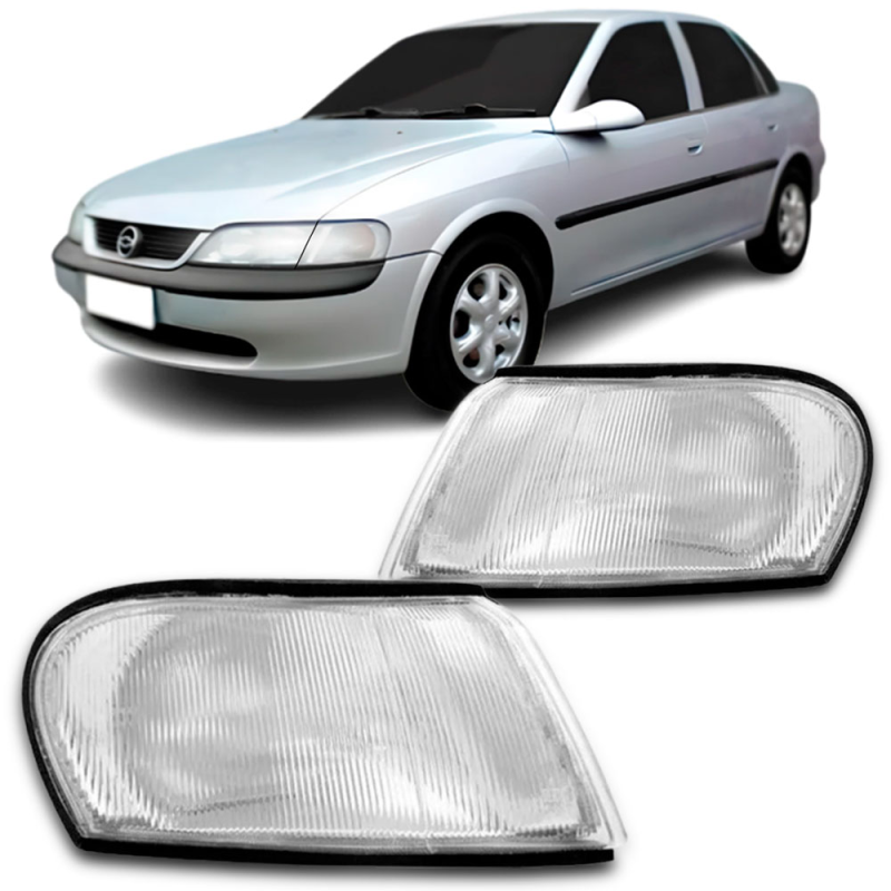 PAR LANTERNA DIANTEIRA VECTRA 1996 1997 1998 1999 CRISTAL