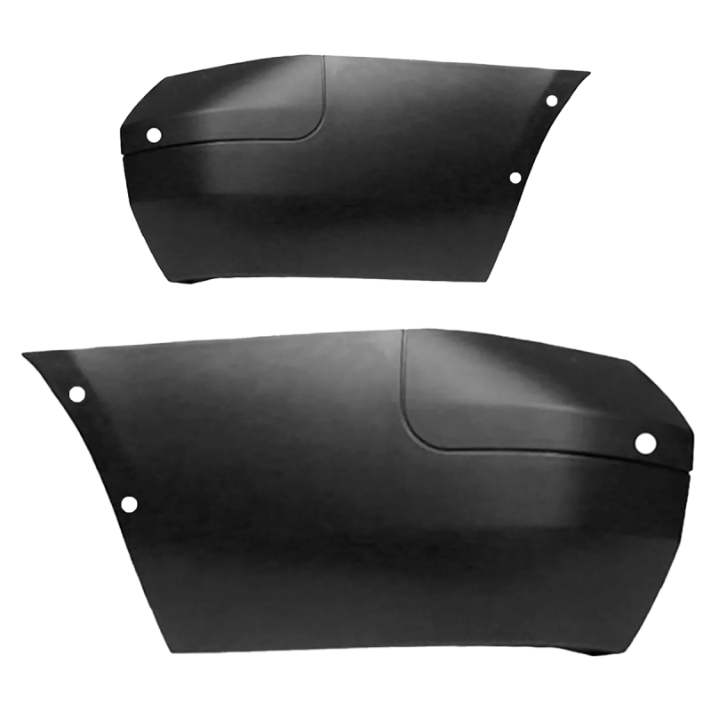 PAR POLAINA DO PARACHOQUE TRASEIRO SAVEIRO G5 G6 2009 A 2016 PRETO TEXTURIZADO COM FURO PARA SENSOR