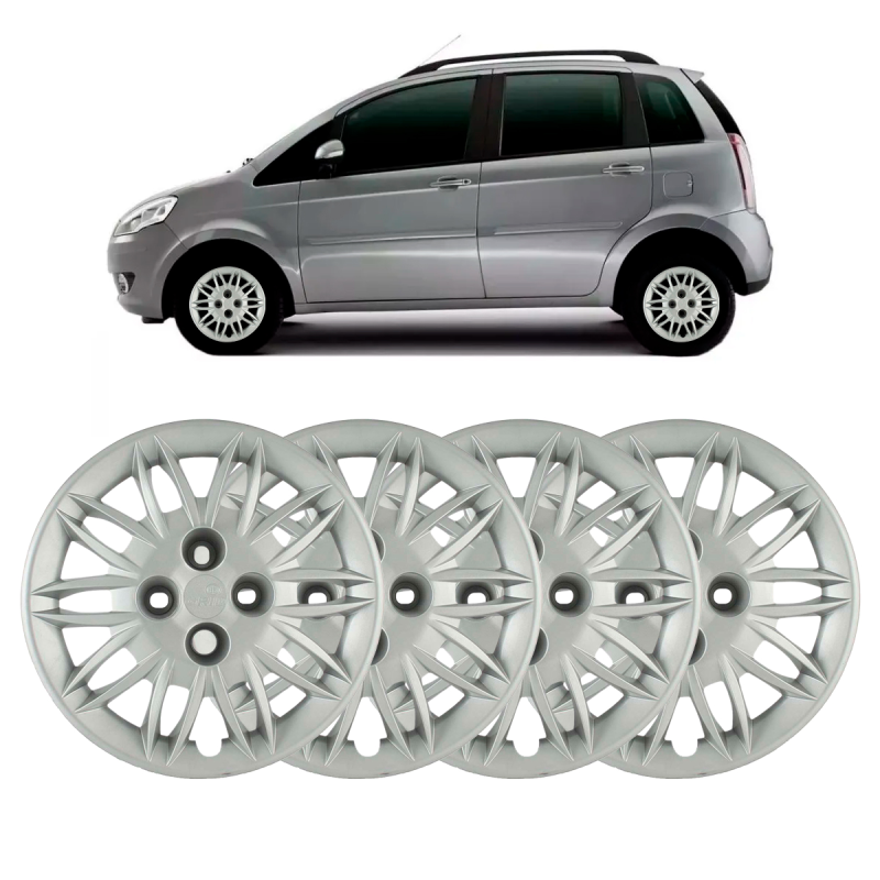 JOGO CALOTA IDEA 2011 A 2016 RODA ARO 15 CUBO PADRAO