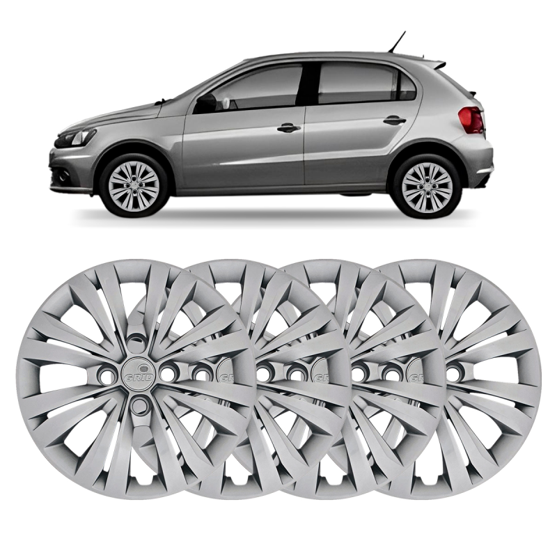 JOGO CALOTA GOL G7 2017 A 2018 RODA ARO 15 CUBO PADRAO