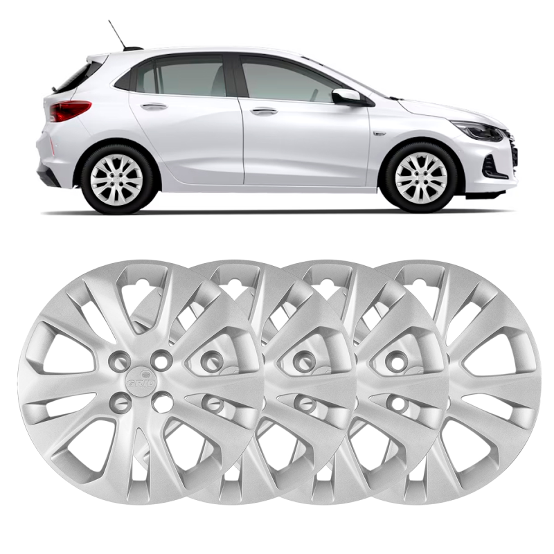 JOGO CALOTA ONIX 2020 A 2022 RODA ARO 15 CUBO PADRAO