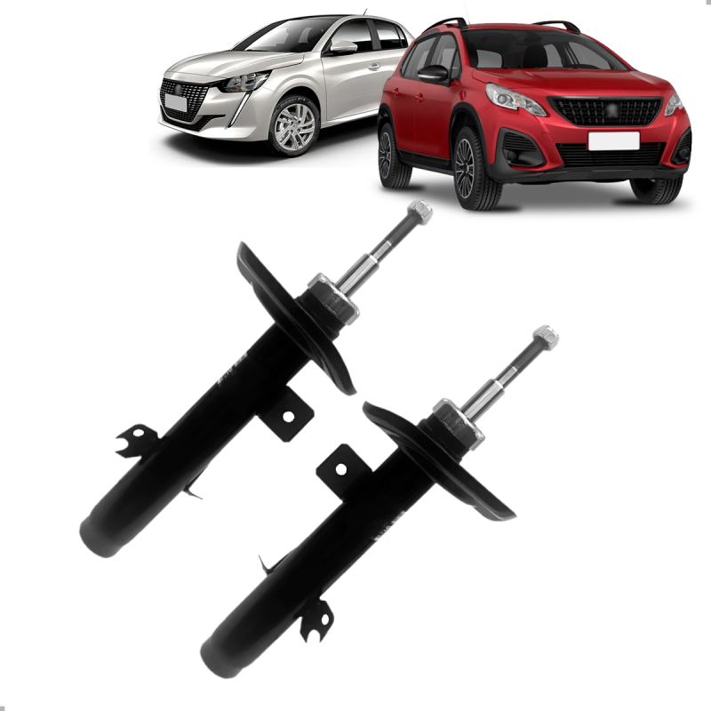 PAR AMORTECEDOR DIANTEIRO CITROEN C3 2013 A 2022 PEUGEOT 2008 2019 A 2022 208 2019 A 2022