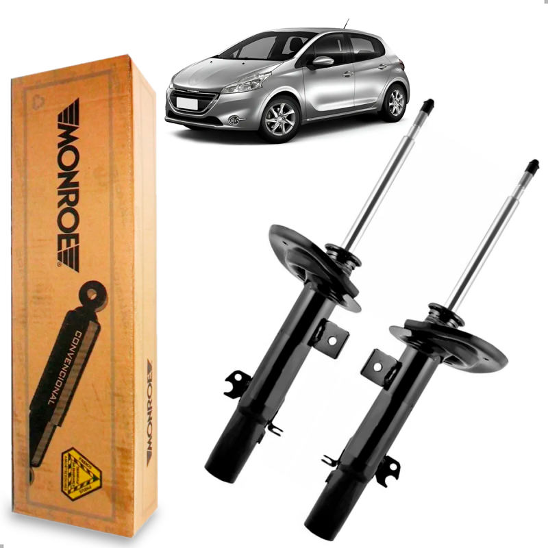 PAR AMORTECEDOR DIANTEIRO PEUGEOT 208 2013 A 2019